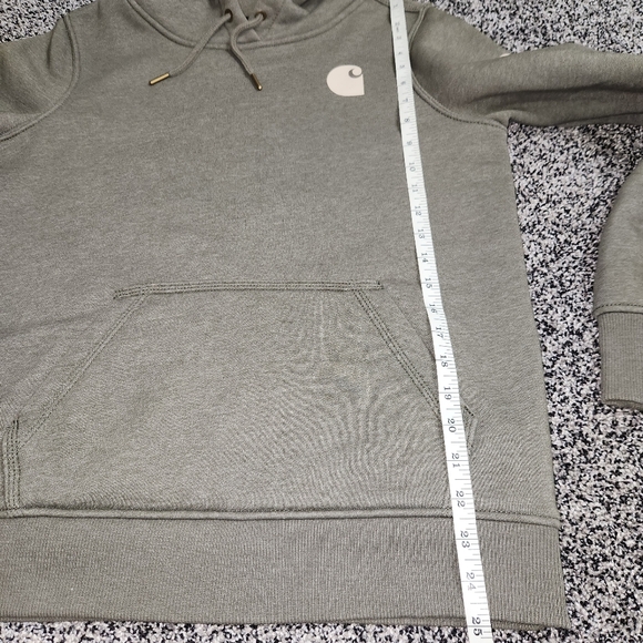Carhartt Relaxed Fit Army Green Sage, With Logo, Women's Size Xs, Thick Warm - Picture 6 of 10